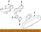 Bmw Oem 95-16 318TI Windshield Inside Mirrors-mirror Base 51318145530 New. Price: $15.61.