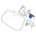 For Dodge Hornet 23-25 Front Upper Interior Rear View Mirror Cover New. Price: $31.74.