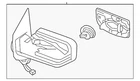 Genuine Nissan Mirror Assembly 96302-9FV2B New. Price: $299.79.