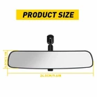 10" Car Truck Rear View Mirror Glass Clear For Most Waterproof Universal Kit New. Price: $18.04.