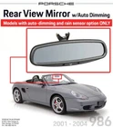 Porsche 986 Inside Interior Rear View Mirror Genuine Auto Dimming 9967315110201C New. Price: $622.69.