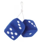 United Pacific C5038B 3" X Blue Plush Fuzzy Dice Hotrod Streetrod New. Price: $14.98.