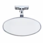 United Pacific Oval Chrome Aluminum Rear View Mirror With Screw On Mount 70804 New. Price: $48.78.