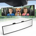 11.8" Icbeamer Clip On Rear View Mirror Flat Clear Tint Glass, Panoramic Wide New. Price: $24.84.