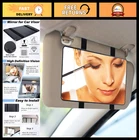 Universal Car Sun Visor Mirror - Hd Cosmetic Makeup With Straps For Women New. Price: $16.99.