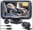 Rohent Hd Camera Display Baby Car Mirror For Infant Toddler, Black New. Price: $30.00.