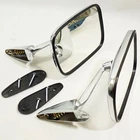 For 1950-67 Volkswagen Type 2 T1 Kombi Bus Black Chrome Door Side Mirrors Pair New. Price: $79.59.