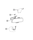 Genuine Mopar Inside Rear View Mirror 68102486AE New. Price: $1100.55.