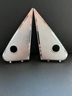 Mirror Cover Interior Left + Right Chrome For Mercedes W123 Top Used. Price: $72.77.