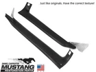 1969 1970 Mustang Fastback Pillar Post Moldings Black - Daniel Carpenter New. Price: $97.00.