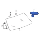 For Dodge Durango 2018-2022 68358112AB Front Interior Rear View Mirror New. Price: $436.23.