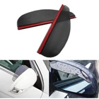 Black Rear View Side Mirror Rain Board Eyebrow Guard Sun Visor Decor Trim Oxilam New. Price: $9.99.