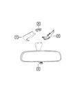 Genuine Mopar Mirror Cover Left 57010749AF New. Price: $13.92.