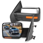 Mirrors Ford 150 2004-2014 Power Heated Chrome Puddle Signal Towing Spot New. Price: $209.99.