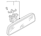 Genuine Volkswagen Mirror Inside 3G0-857-511-BK-4PK New. Price: $55.96.