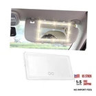 Car Sun Visor Vanity Mirror, Dimmable Rechargeable Vehicle Touch White/led New. Price: $23.26.