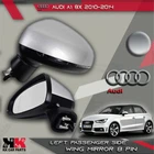 Audi A1 8X 2010-2014 Left Passenger Wing Mirror Silver Power Fold Pin Oem Used. Price: $119.74.